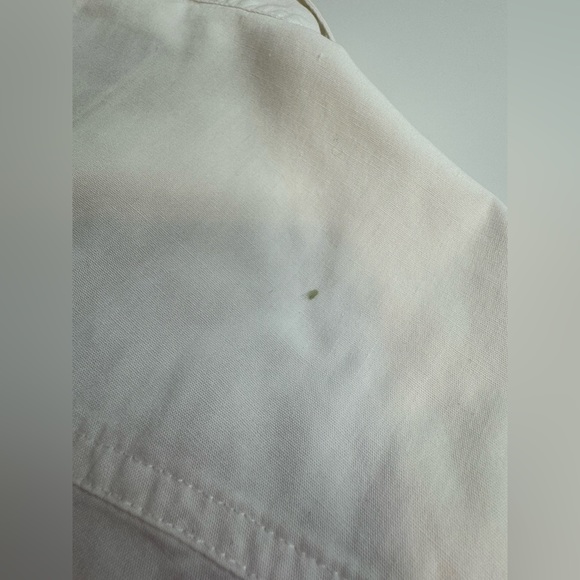 Vintage Gingham Shirt Medium Embroidered Dogs Cotton Androgynous Bulldogs White - Picture 11 of 13